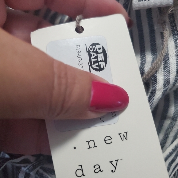 NEW A New Day Raglan Long Sleeve Tie-Front Top - Picture 11 of 14